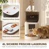 PawHut Futterautomat Katze, 2,4G WiFi 4L Katzenfutter Produktbild-Vorschau 6
