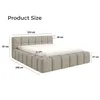 Čalouněná postel NUBO Premium 180x200 cm s úložným Náhled obrázku produktu 8