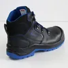 A black and blue work boot is shown from the side against a white background. Produktbild-Vorschau