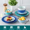 Service de table en céramique stoneware, 12 pièces, set de Voir les images du produit 3