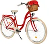 Milord Komfort Fahrrad Mit Weidenkorb Damenfahrrad Produktbild-Vorschau 1