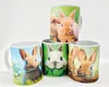 Kaffeebecher mit Häschenmotiv ca. 250ml Lieferumfang 4 Produktbild-Vorschau 1