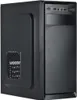 A black computer tower case is shown from a front-side angle against a light gray background. Anteprima dell’immagine prodotto