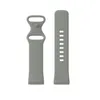 Strap-it Fitbit Sense Silikon Armband Classic (Grau) - Produktbild-Vorschau 4