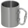 MFH Tasse Edelstahl Karabiner doppelwandig ca. 300ml Produktbild-Vorschau 1
