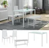 Jídelní set Vicco Grand Bílá 120 x 70 cm 4 díly, Model Náhled obrázku produktu 3