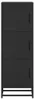 vidaXL Hoge kast, zwart, 35,5 x 35 x 106,5 cm, van Productafbeelding-voorbeeld 4