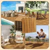 Izrielar 10 m² Piastrelle per terrazza in legno di acacia Anteprima dell’immagine prodotto 7