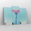 Bild auf Leinwand - Leinwandbild - 3 Teile - Rosa Produktbild-Vorschau 4