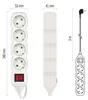 Steckdosenleiste  3 m / 4 Steckdosen / Schalter / weiß / PVC / 1,5 mm2 Voir les images du produit