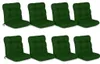 Beautissu Set di 8 cuscini per sedie a schienale basso Anteprima dell’immagine prodotto 1