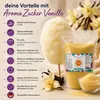 Sucre aromatisé pour barbe à papa goût vanille sachet 1 kg Voir les images du produit 2