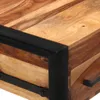 Biurko vidaXL z 2 szufladami, 110 x 50 x 77 cm, z litego Podgląd zdjęcia produktu 4