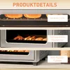 HOMCOM Mini Backofen mit Umluft 24 L 1600W 90-230℃  Produktbild-Vorschau 9