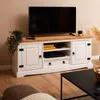 Lowboard TEQUILA 140 cm, Weiß/Braun - TV Schrank aus Kiefer Produktbild-Vorschau 8