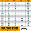 1020 kusů Sada těsnicích kroužků 20 rozměrů Sada Náhled obrázku produktu 5