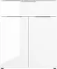 Germania Commode 1 tiroir 2 portes GW-Oakland blanc Voir les images du produit 3
