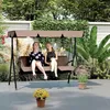 JOIEYOU Hollywoodschaukel 3 Sitzer Gartenschaukel mit Produktbild-Vorschau 4