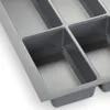 ORGA-BOX IV Universal Besteckeinsatz 473,5 x 426 mm grau Produktbild-Vorschau 3