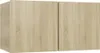 vidaXL TV nástenné skrinky 3 ks Dub Sonoma 60x30x30 cm Náhľad obrázku produktu 4