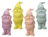 Gartenzwerg Keramik Pastell 4 Stück Decoris Produktbild-Vorschau 1