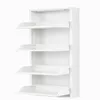 Alveon Schuhkipper Metall 4 Klappen schmal 51 x 15 x 141 cm Produktbild-Vorschau 2