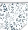 10m VLIES TAPETE Rolle Natur Blumen Pflanzen Flora Wiese Produktbild-Vorschau 1