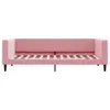 vidaXL Tagesbett Rosa 100x200 cm Samt Produktbild-Vorschau 3