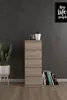 Commode Nada 5 tiroirs finition hickory. Voir les images du produit 9