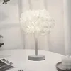 Nachttischlampen, Blumen-Tischlampe, Weiße Petalen Produktbild-Vorschau 9