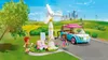 A LEGO Friends set featuring a wind turbine, an electric car, and two mini-doll figures in a park-like setting. Náhled obrázku produktu