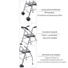 Faltbarer Gehwagen, Leichter Rollator, Höhenverstellbar Produktbild-Vorschau 2