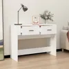 vidaXL Konzolový stolek bílý 100x39x75 cm Dřevěné Náhled obrázku produktu 2
