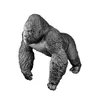 Gilde Figur, Gorilla, Kunstharz, schwarz, VE 1, L. 29 cm, Anteprima dell’immagine prodotto 3