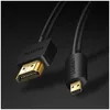 Cavo micro Hdmi - Hdmi Ugreen Hd127 4K 3D 1,5M (nero) Anteprima dell’immagine prodotto 4