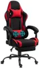 A gaming chair with a footrest and headrest, shown from a three-quarter view against a white background. Produktbild-Vorschau