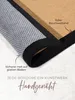Sisalteppich Schwarz 60x110 cm | Moderner Teppich für Wohn- Produktbild-Vorschau 3