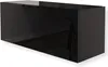 Hoogglans Wandkast Zwart 90x35x32 cm Push-to-Open Klepdeur Productafbeelding-voorbeeld 9