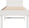 vidaXL Massivholzbett ohne Matratze Weiß 75x190 cm Produktbild-Vorschau 4