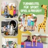 HECKBO Kinder Turnbeutel mit Sichtfenster & Dschungel-Motiv Produktbild-Vorschau 9