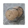 MuchoWow® Mauspad Mousepad Nahaufnahme eines Korkens 30x30 Produktbild-Vorschau 1