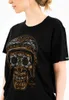 Rokker La Catrina Damen T-Shirt, schwarz, XS Produktbild-Vorschau 3