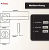 DOMINO Türgriff Drückergarnitur BB-Buntbart Set | Produktbild-Vorschau 7