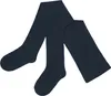 Damen Strumpfhose aus Baumwolle Glatt Unifarben Marine Blau Produktbild-Vorschau 1