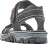 Rieker Damen Echtleder Sandalette schwarz, Damen:38 EU Produktbild-Vorschau 71