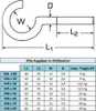 Schraubhaken halbrund metrisch - Stahl verzinkt (M8 x 80mm Produktbild-Vorschau 2