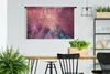 MuchoWow® Wandteppich Wandbehang Weltraum - Orange - Sterne Produktbild-Vorschau 2