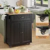 BEALIFE Mobilny wózek kuchenny AK61 45x65x91 cm | Z blatem Podgląd zdjęcia produktu 12