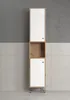 Touch Hochschrank Bad wandhängend Eiche Nachbildung, weiß Produktbild-Vorschau 12