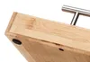 Kobolo Tablett rechteckig aus Bambus mit Metallgriffen - Produktbild-Vorschau 6
